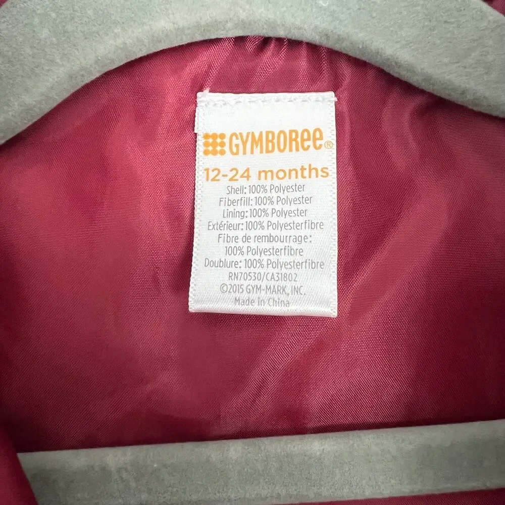 Gymboree Toddler Quilted‎ Puffer Vest 12-24 Months